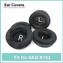 Earpads For AKG K182 Headphone Earcushions Protein Velour Pads Memory Foam Ear Pads