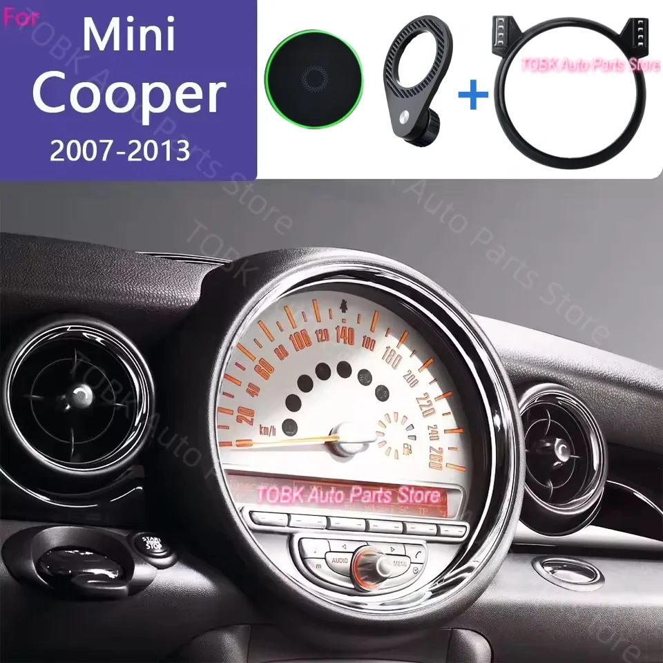 Auto-Handyhalterung Magnetisches Ladegerät für MINI Cooper 2007-2011 2012 2013 R55 R56 R57 MagSafe-Halterung Kabellose Ladestation Zubehör