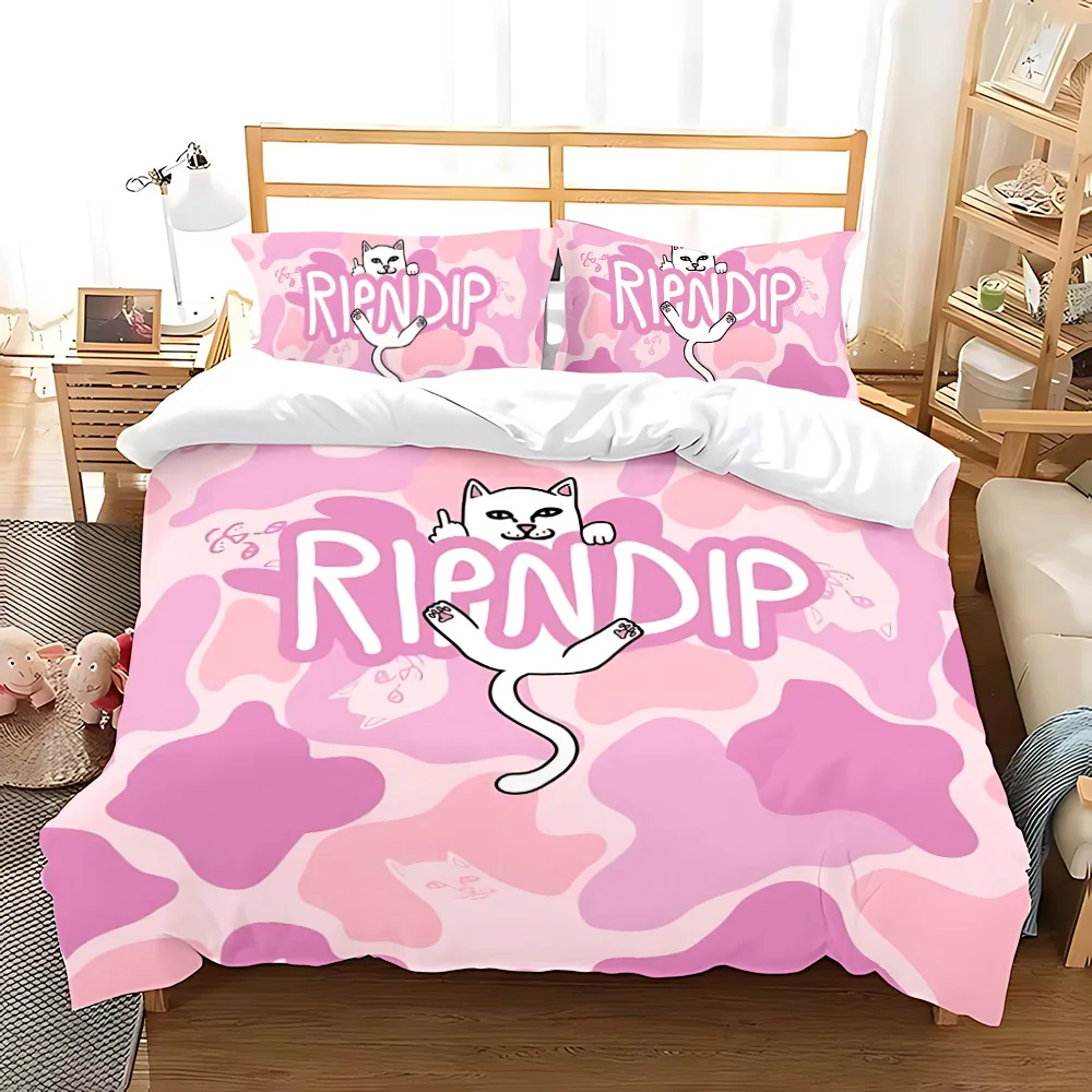 Duvet Cover Pillowcase Bedding HOT Fashion R-RIPNDIPS Adult BoyGirl Bedroom Decoration Children Gift Single Double Large Size