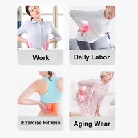 Back Stretcher for Lower Back Pain Relief Inflate Adjustable Lumbar Traction Device Waist Stretcher Therapy Health Care