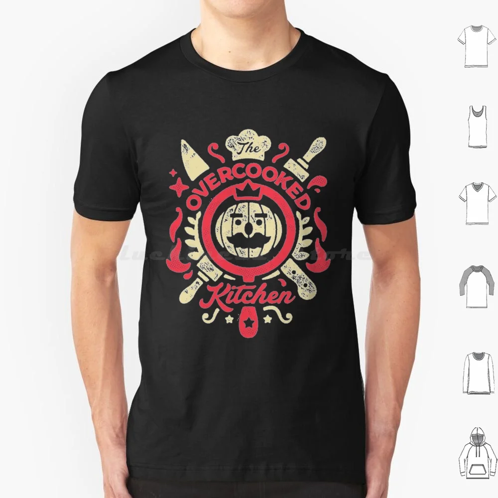 The Overcooked Kitchen Overcooked! Best Gift Idea For Real Fans T Shirt Cotton Men Women DIY Print Overcooked Cooking Games