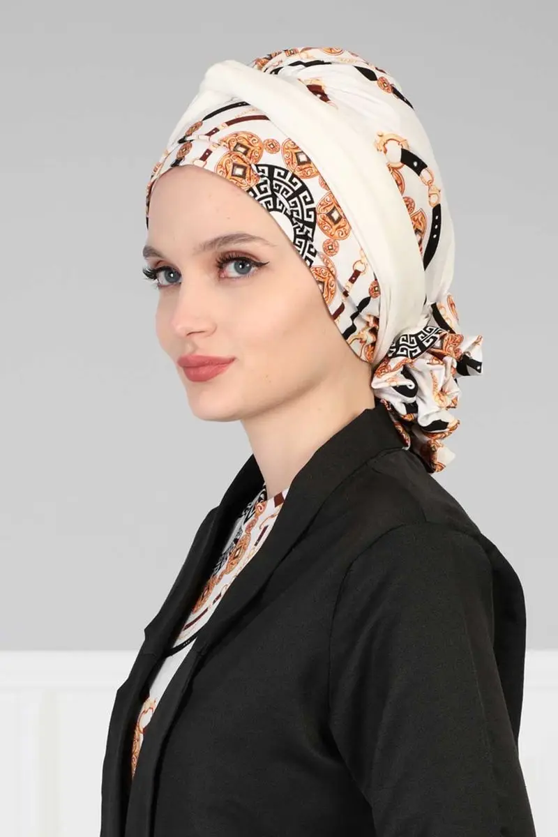 Motif élégant en os peigné