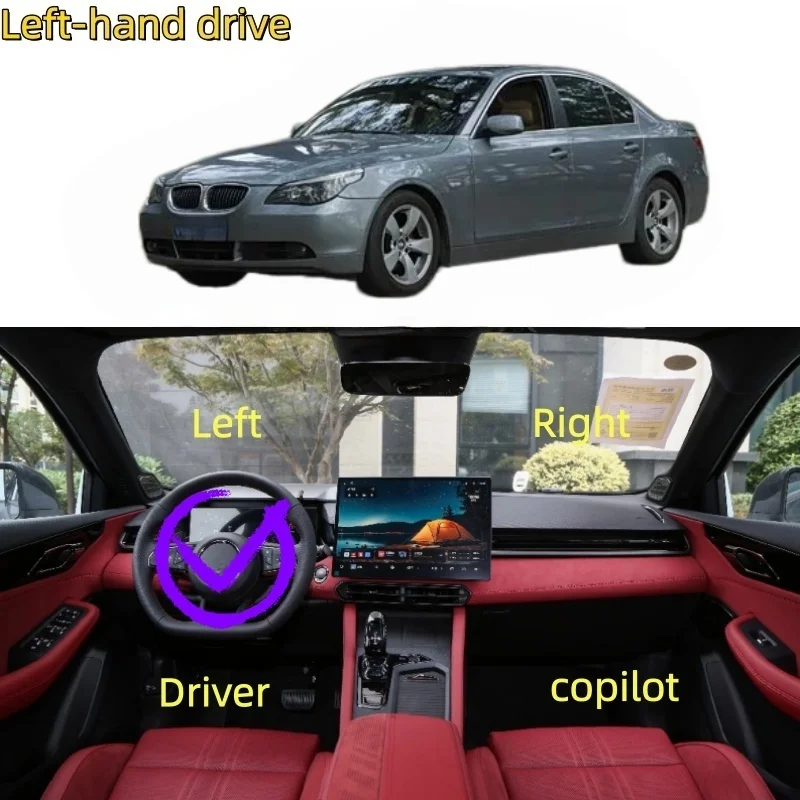 

For BMW 5 Series E60 F01 F10 F06 rearview mirror housings modified into horn-shaped rearview mirror housings for F11 E61