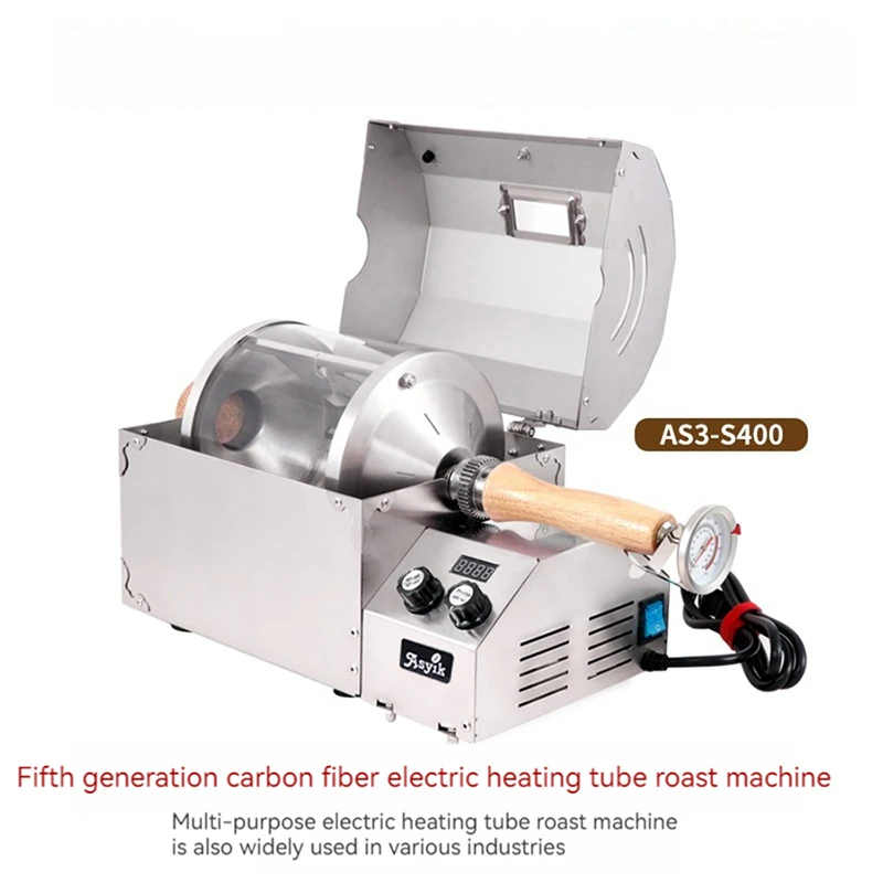 Electric Coffee Roaster Coffee Roasting Machine 110/220V 1200W 400g for Home Commercial Coffee Toaster