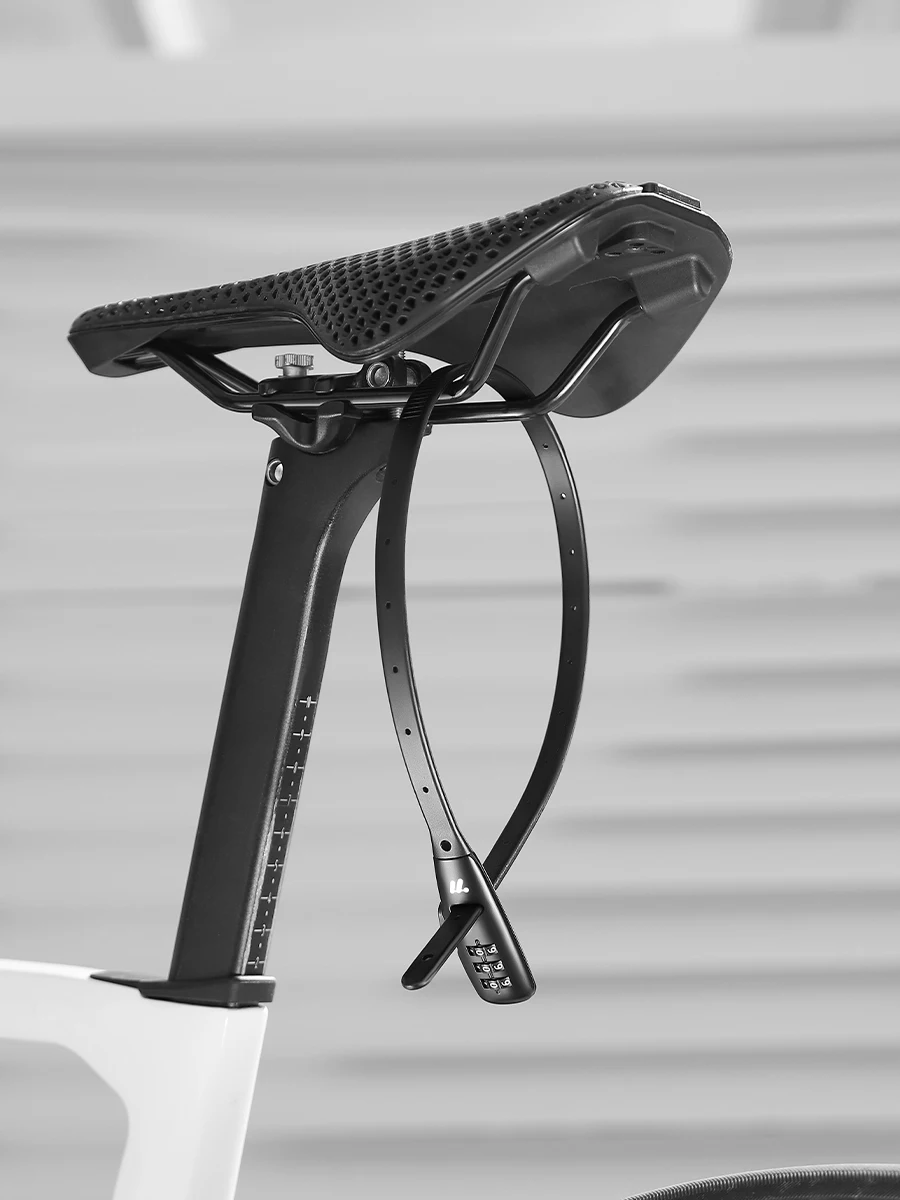 AliExpress West Biking WEST BIKING Portable Bicycle Lock Cable Tie Zinc Alloy Password Lock Anti-Theft Bike Helmet Lock Freely Adjustable Rope Lock