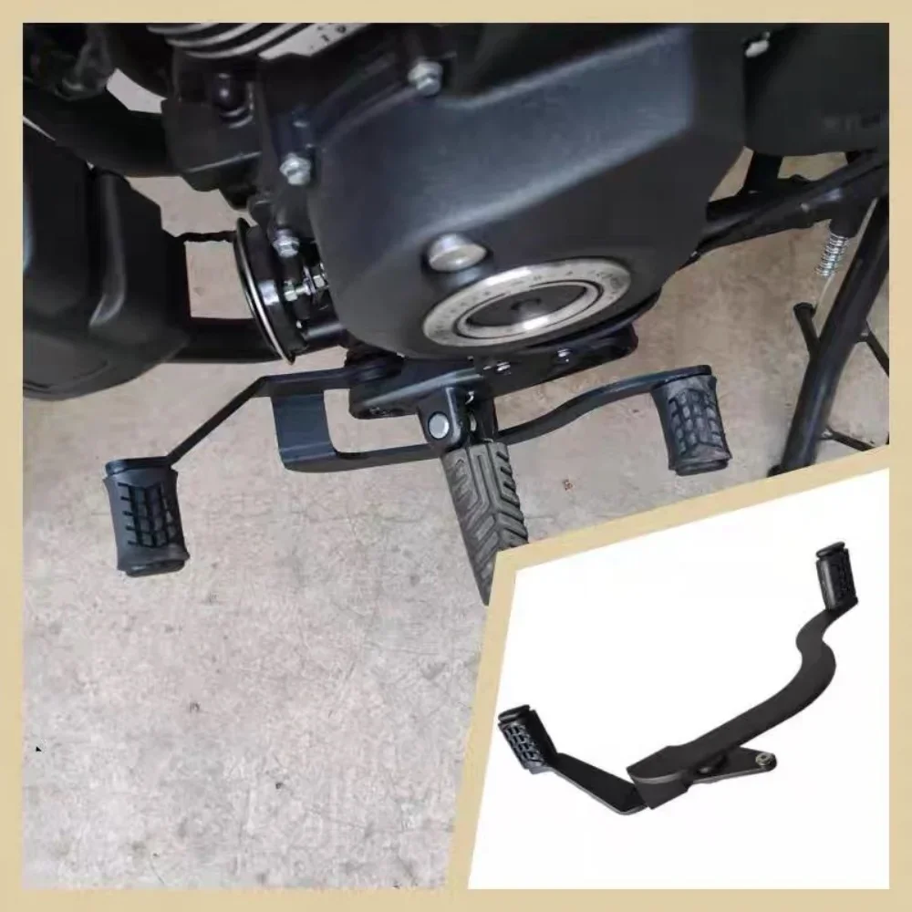 FOR Modified Extended Shift Lever for CLC250/CLC450 with Anti-Slip Tooth Pattern Anodized Finish Prevents Slipping in Rainy Days