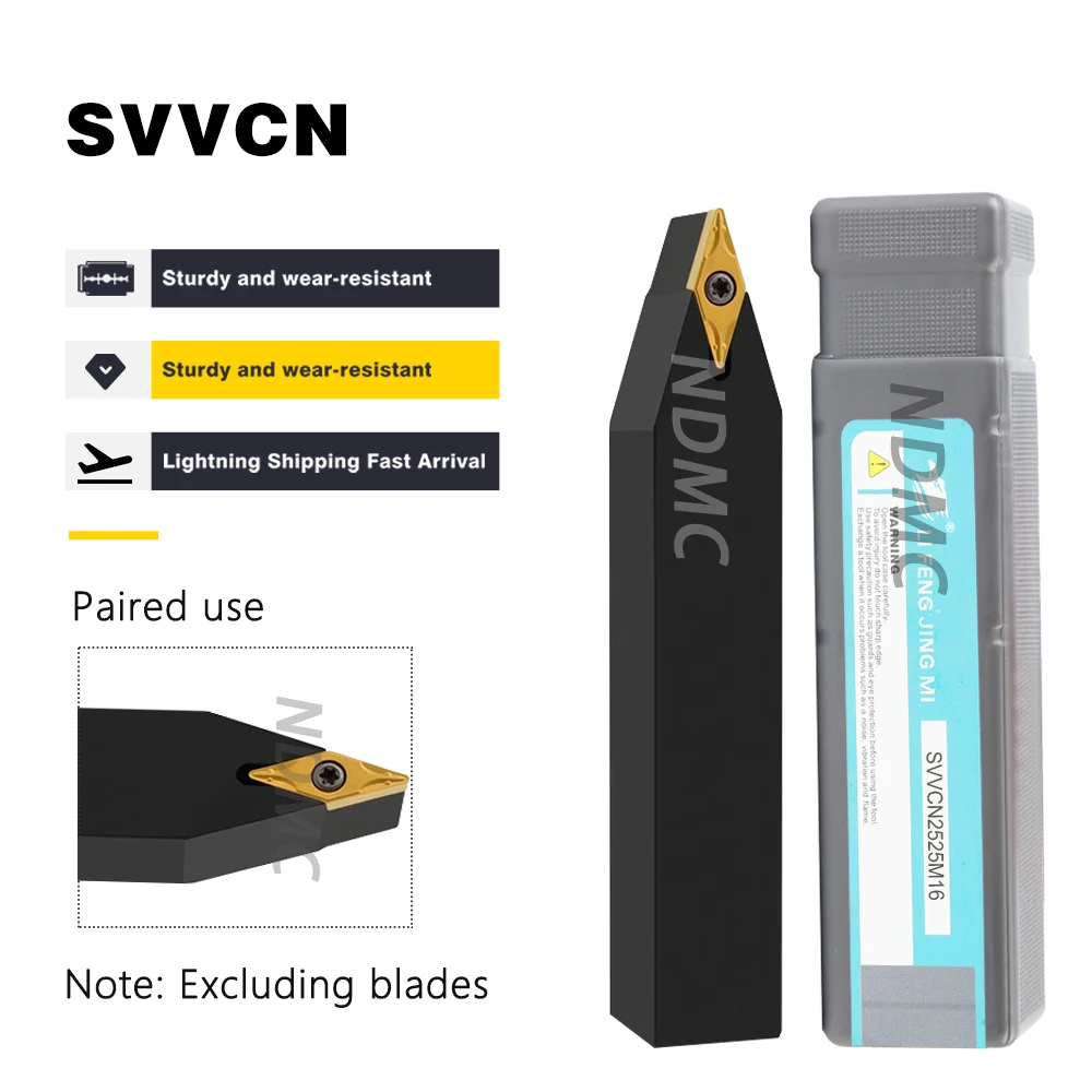 CNC Lathe Brackets SVVCN1212H11 SVVCN1616H16 Cutting Tools Holder SVVCN2020K16 SVVCN2525M16 Outer Circular Cutting Tools Holder