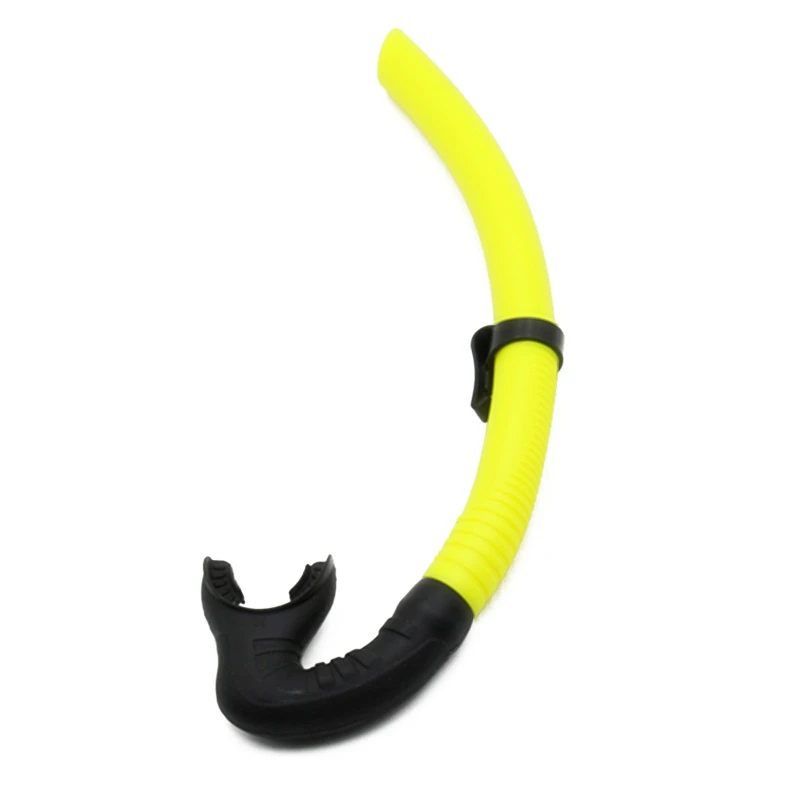 Diving Dry Snorkel, J-Shape Full Food-Grade Silicone Freediving Snorkel for Snorkeling Scuba Diving Freediving Swimming