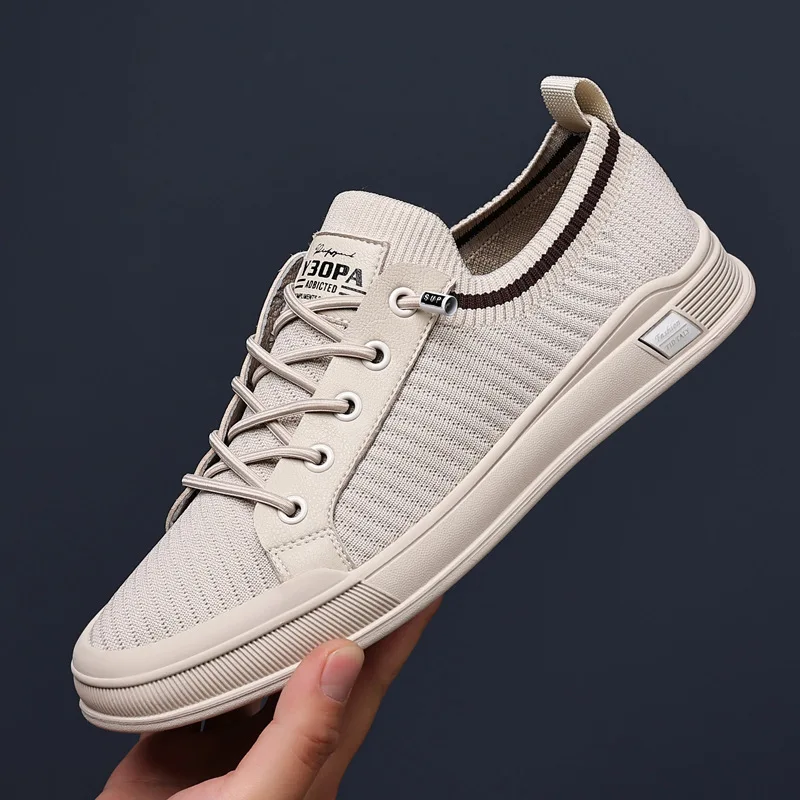 

Men's running sports shoes 2025 new men's shoes spring and summer casual shoes Baita soft sole breathable mesh panel shoes
