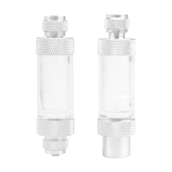 LXAF Aquarium CO2 Bubble Counter Aquarium System Diffuser Regulator Reactor Aluminum Alloy Aquarium Check Valve-Regulator