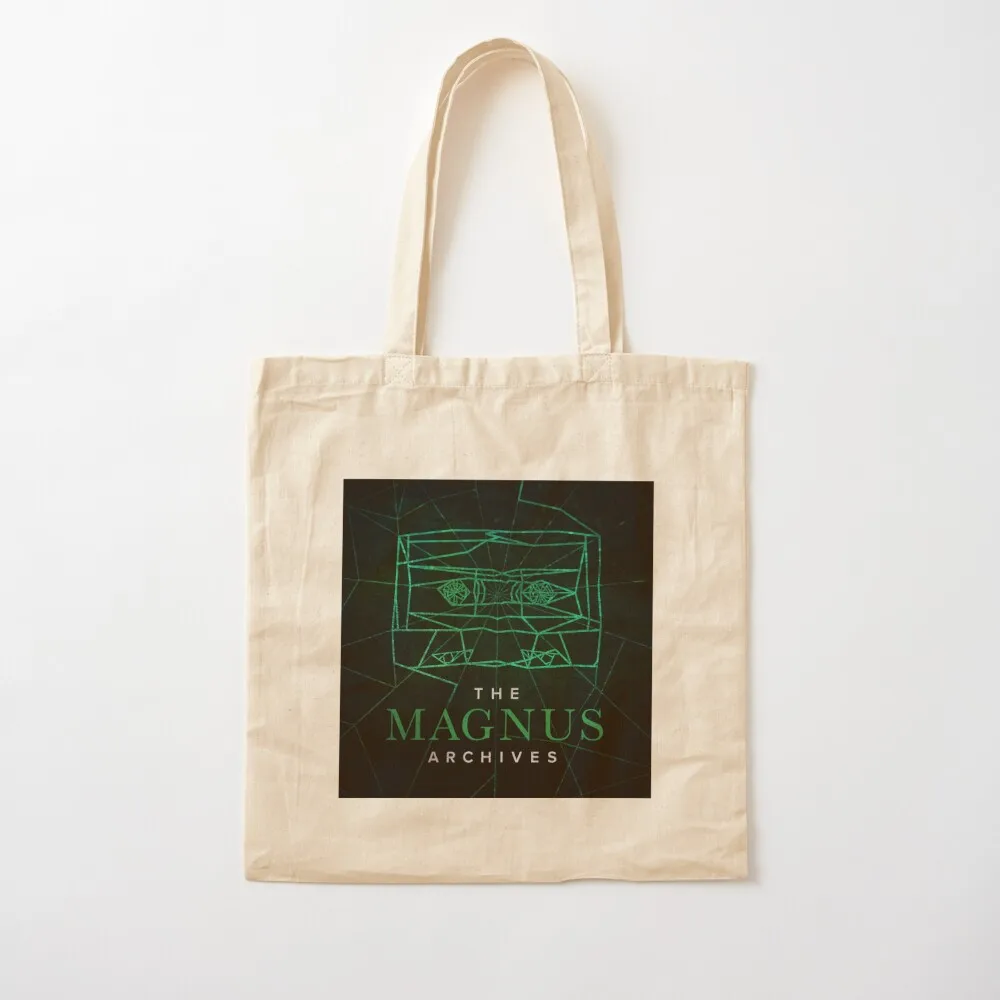 

The Magnus Archives Logo (Season 5) (Square Block Logo) Tote Bag eco pack great bag Canvas Tote Bag