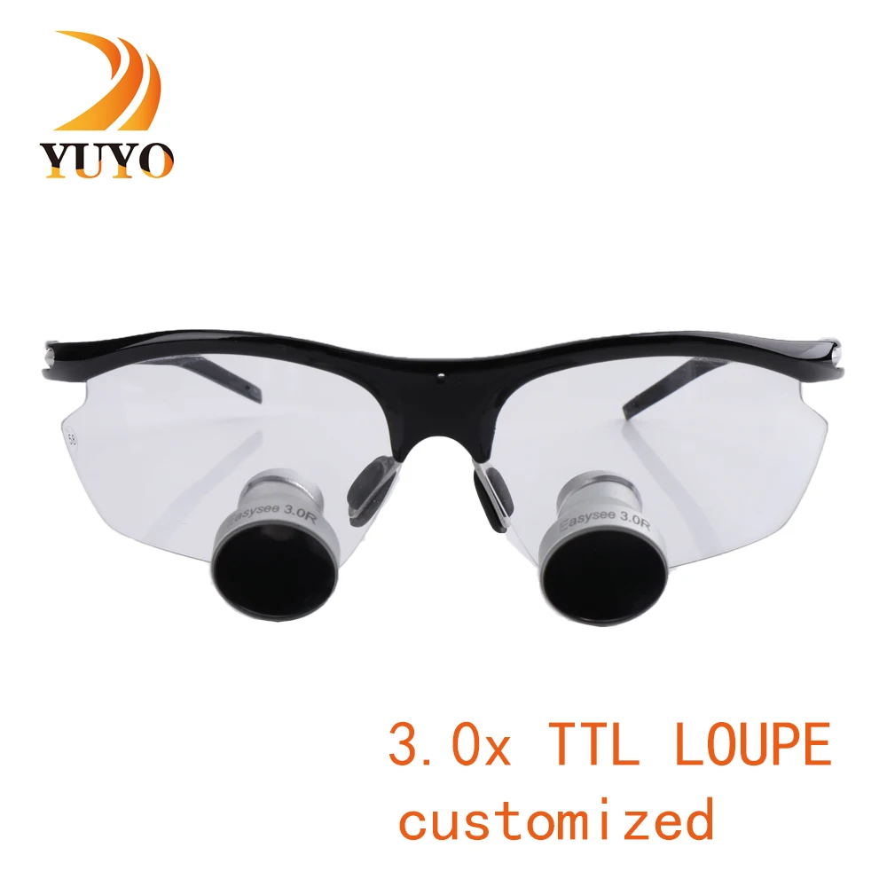 2.5X  TTL Dental Loupes Embedded Optional Pupil Distance Customized Dentistry Surgery Glass Medical Magnifier