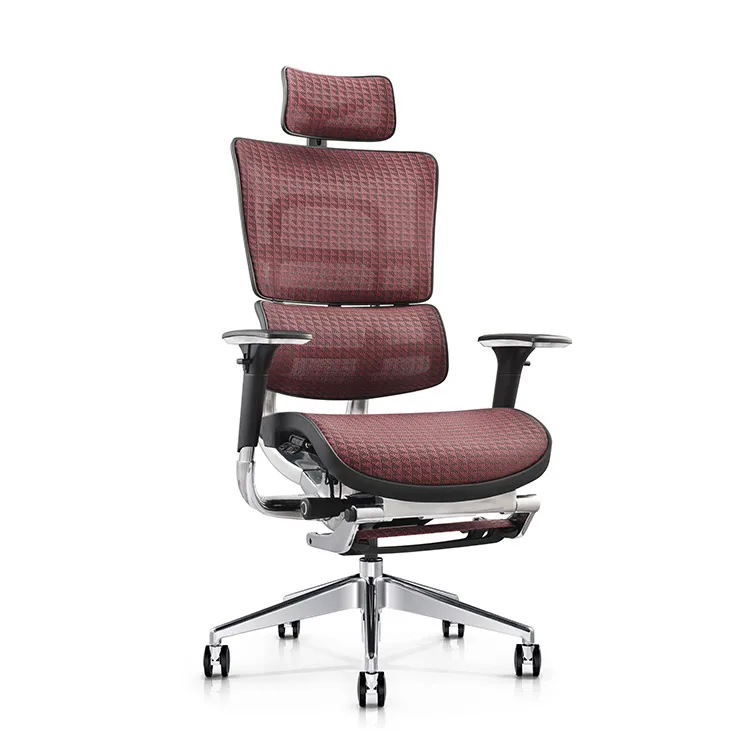 Commercial Furniture 3D Adjustable Mesh Chair Ergonomic Office Chair 1 Piece Aluminum Modern 4 Gas Lift 5 Years Optional