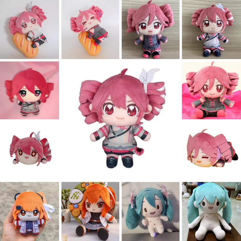 

Kasane Teto аниме плюшевая подушка 20 см мягкая игрушка Vtuber Diva Kawaii домашний декор высокое качество коллекционная для фанатов
