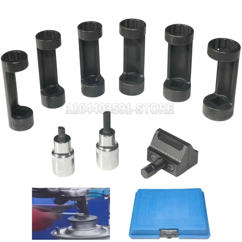 

For Porsche shock absorber seat nut disassembly special sleeve 16/18/19/21/22/24mm and shock absorber sheep horn strut tool kit