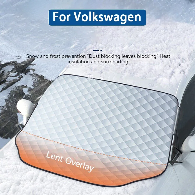 

For Volkswagen Polo Tiguan Passat B5 B6 B7 Golf 4 5 6 MK6 Car Front Windshield Sunshade Prevention Snow Shield Waterproof Cover
