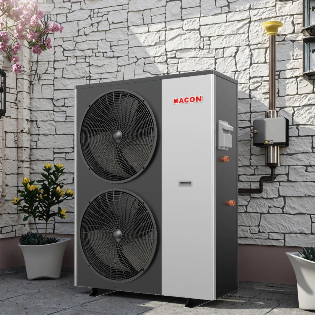 ERP A+++ 12KW Electric Powered Air Source Heat Pump Water Heaters for Hotels R290 Cooling and Heating with Water Pump