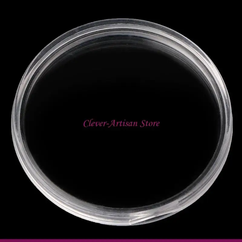 E06B Small Coin Storage Box Inner Pad Set Round Beauty Diamond Container