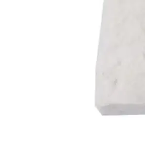 Ceramic Sponge 30x10x3cm White CMS Fiber For Ethanol Fireplace Combustion Chamber High Temperature Flame Extension Insert