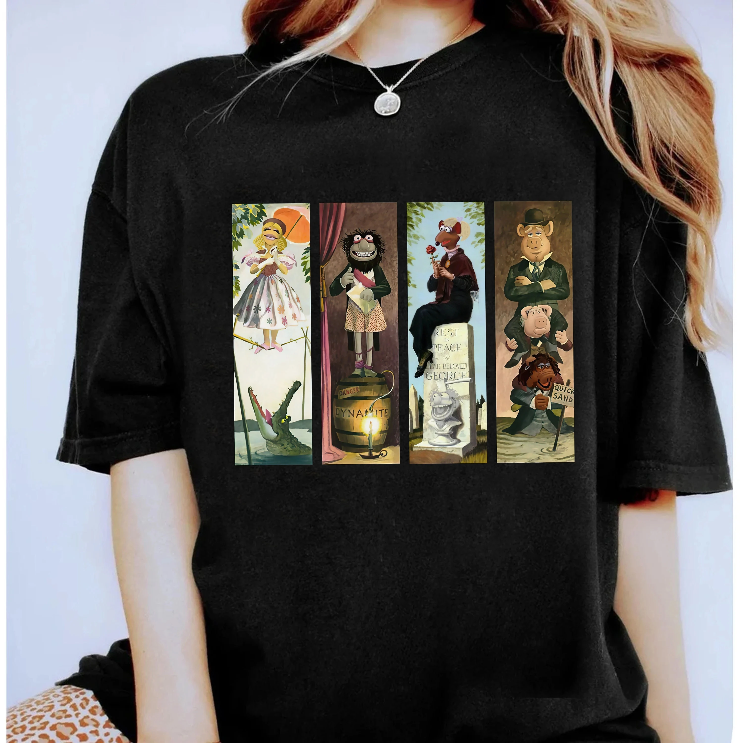 

Disney Muppets Haunted Mansion Halloween Graphic T-Shirt, Muppets T-Shirt, Disneyland Halloween Party Shirt,