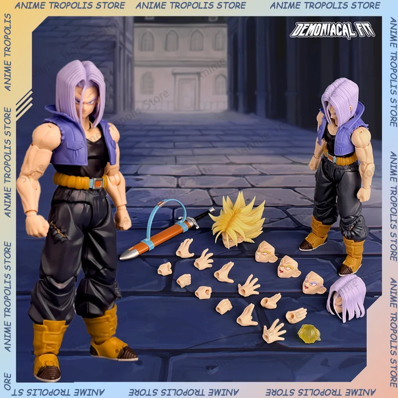 

Dragon Ball Z Super Saiyan Trunks Demoniacal Fit Action Figure Future Son of Tomorrow Toy Figure Model Statue Collection Gifts