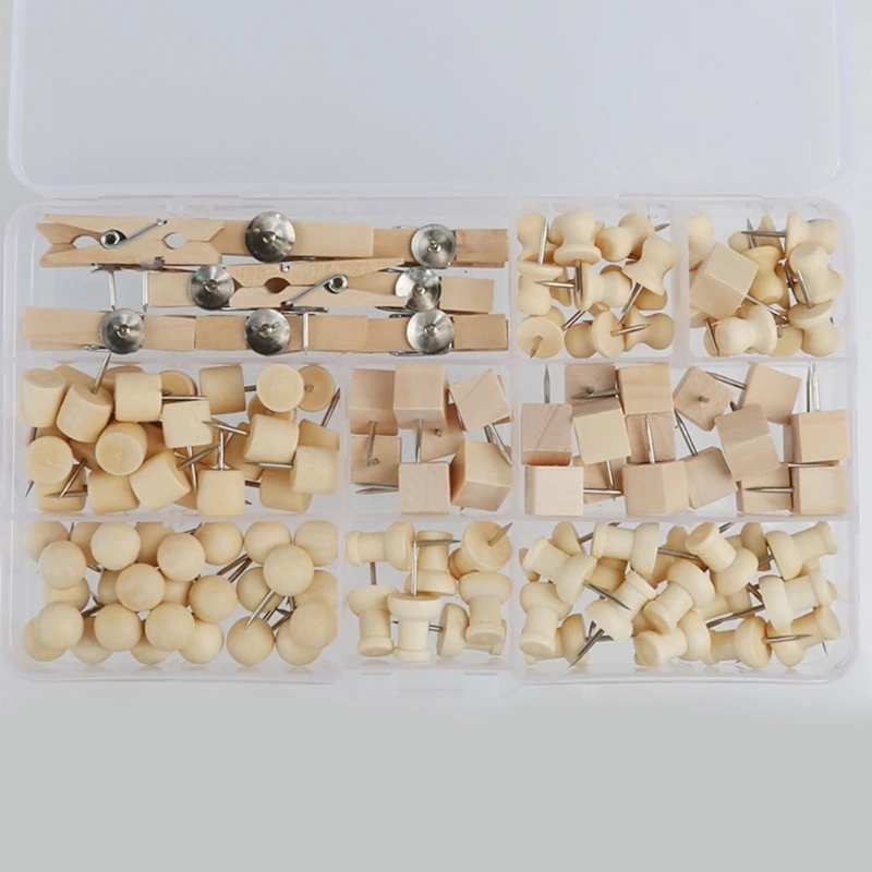 แพ็คหมุดดันไม้ ตะปูคอร์ก หมุดดัน ตะปูงานไม้ไม้อ่อน