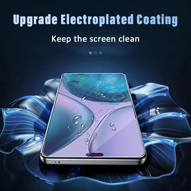 2-4 قطعة زجاج واقي مضاد للضوء الأزرق لهاتف Honor X8c X7c X9c Smart X8b X7b X6b X5b Plus X70i X60i X60 GT واقيات الشاشة