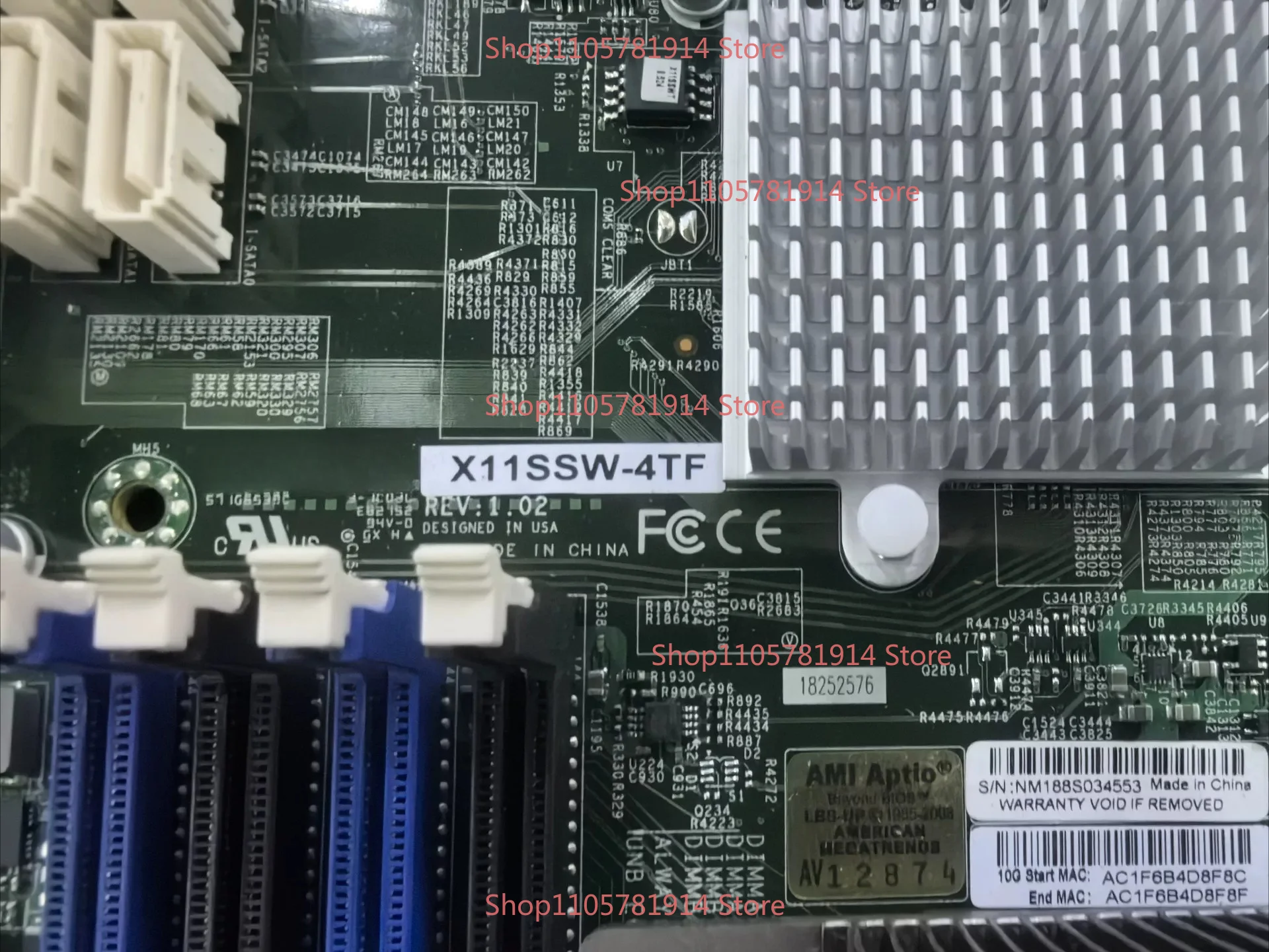 For Supermicro X11SSW 4TF Main Board LGA1151 C236 IPMI 10 Gigabit Network Interface Card Workstation Main Board