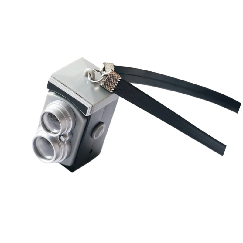 Miniaturowy model aparatu DSLR Dekoracyjne rekwizyty do akcesoriów do ekspozycji domku dla lalek 15UB