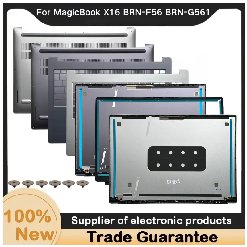New For Kailxuling MagicBook X16 BRN-F56 BRN-G561 LCD Back Cover Rear Lid/LCD Front Bezel/Upper Case Palmrest/Bottom Base Cover