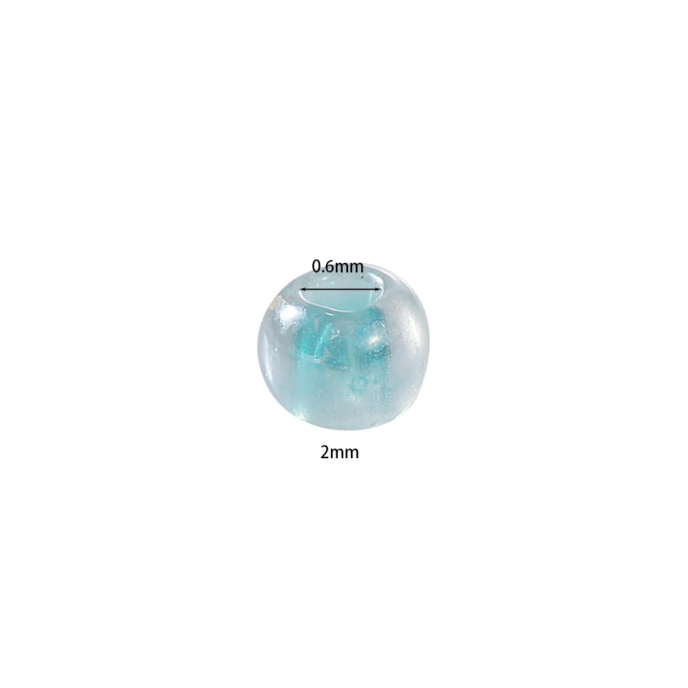800Pcs/Lot 2mm Colorfu Czech Glass Seed Charms Beads Small Spacer Beads for DIY Neacklace Bracelet Jewelry Making Accessories