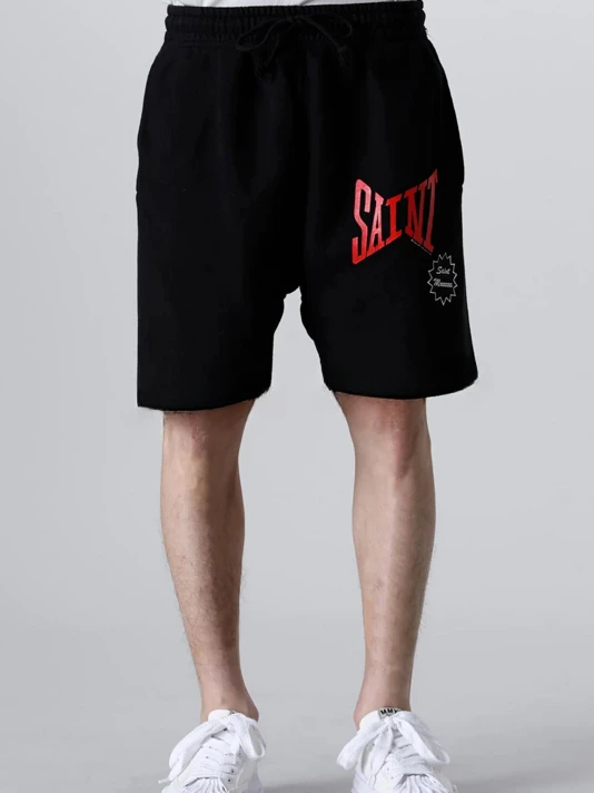 

SAINT MICHAEL 24SS Summer New Washed Retro Vintage American Casual Shorts Five-point Pants