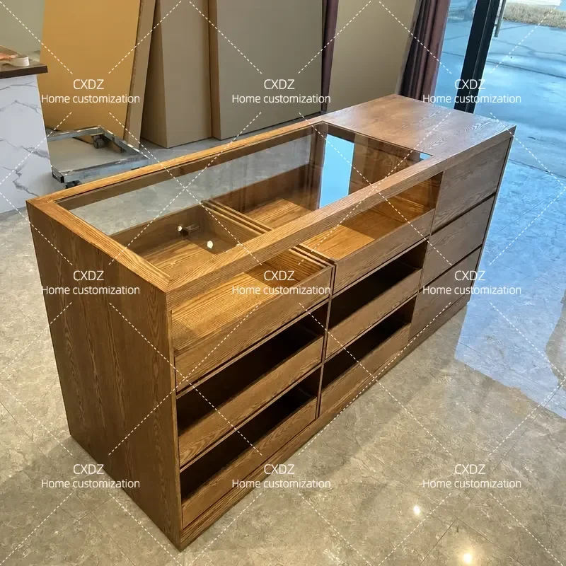 Clothing Store Nakajima Table Display Table Side Cabinet Storage Cashier Decorative Cabinet Women's Clothing Store Booth