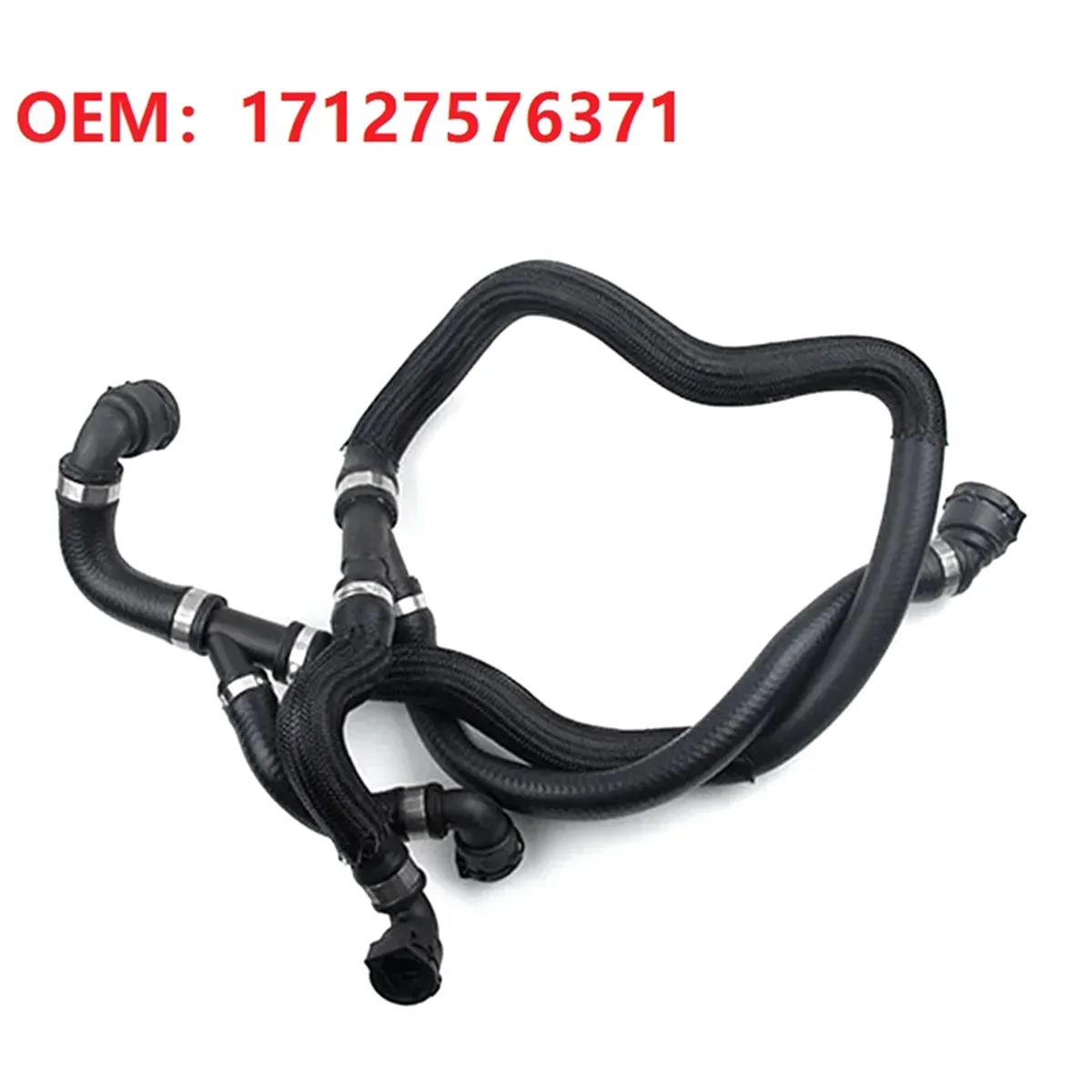 X59A_Motor Manguera de radiador del tanque expansión Tubo refrigerante agua goma para BMW E70 E71 X5 X6 35IX 40IX 17