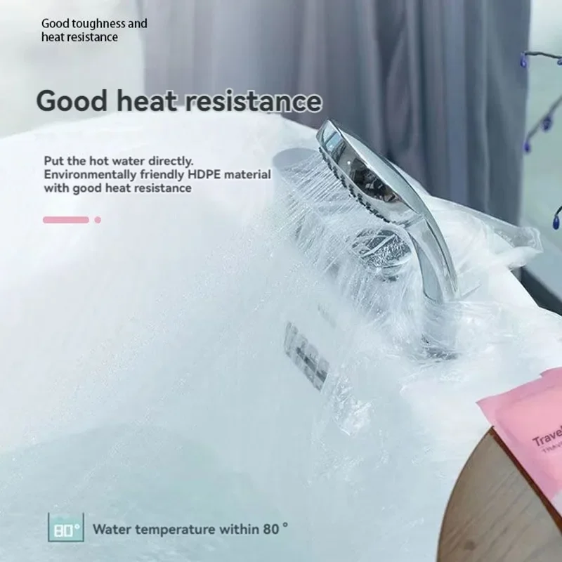 

1/3/10PCS Disposable Bathtub Cover Portable Bathtub Liner Oversized Salon Home Travel Hotel Cleaning Anti Dirt Protective Film