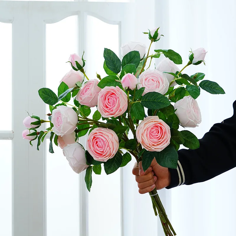 

4 шт./партия, увлажняющие розы с 3 головками