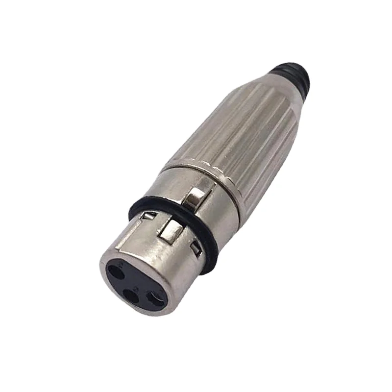 5/20/100PCS High Quality Metal XLR Connector Plug 3Pin Male & Female Plug For Microphone Cable Plug Audio Plug Speaker Connector