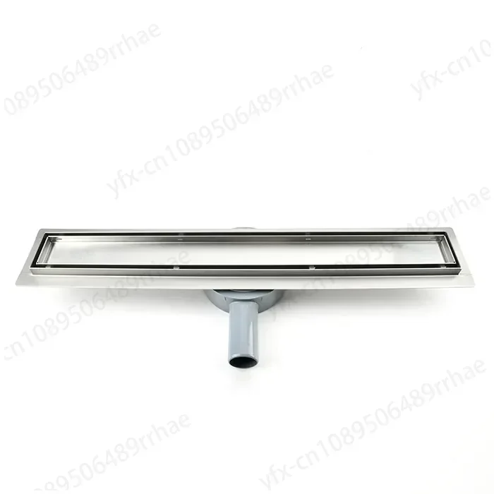 Watermark 600mm SS304 Stainless Steel Invisible Shower Long Channel Linear Bathroom Anti Odor Tile Insert Floor Drains