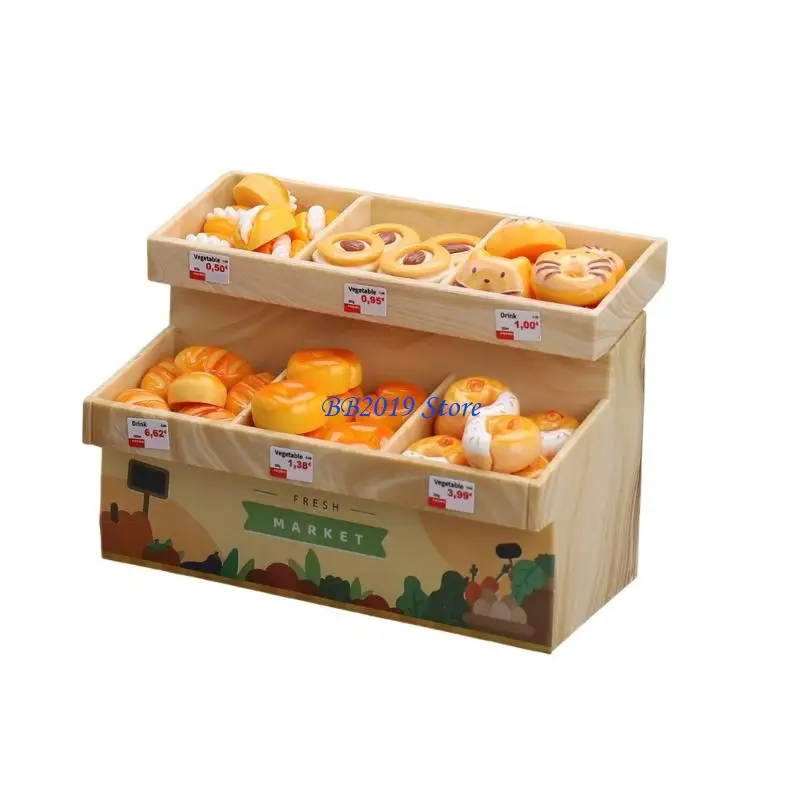 

Q0KB Реалистичные кукольные домики, полка для торта, пластиковая конструкция для миниатюрной мебели