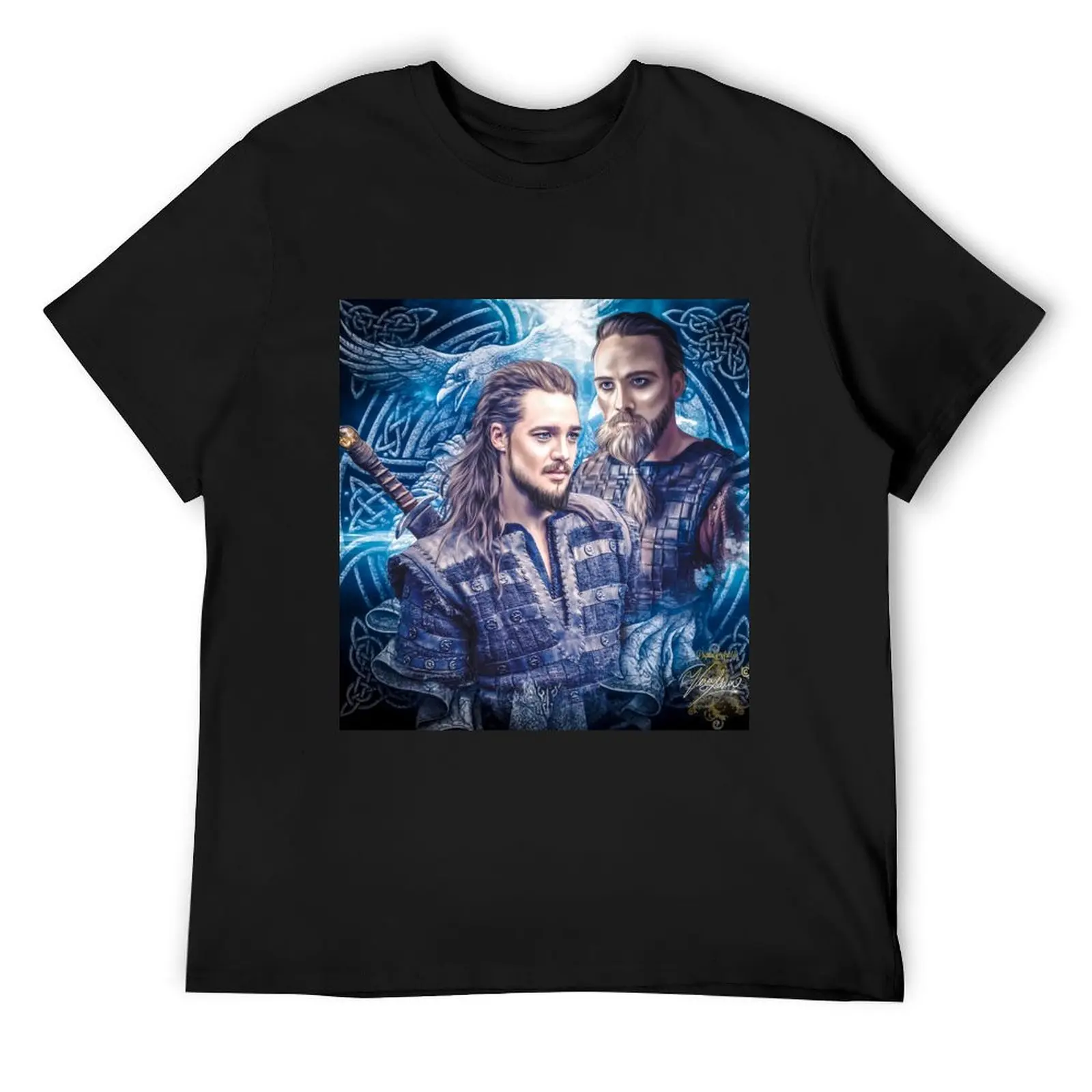 Erik and Uhtred- The Last Kingdom T-Shirt plain vintage t shirts Men's t-shirts