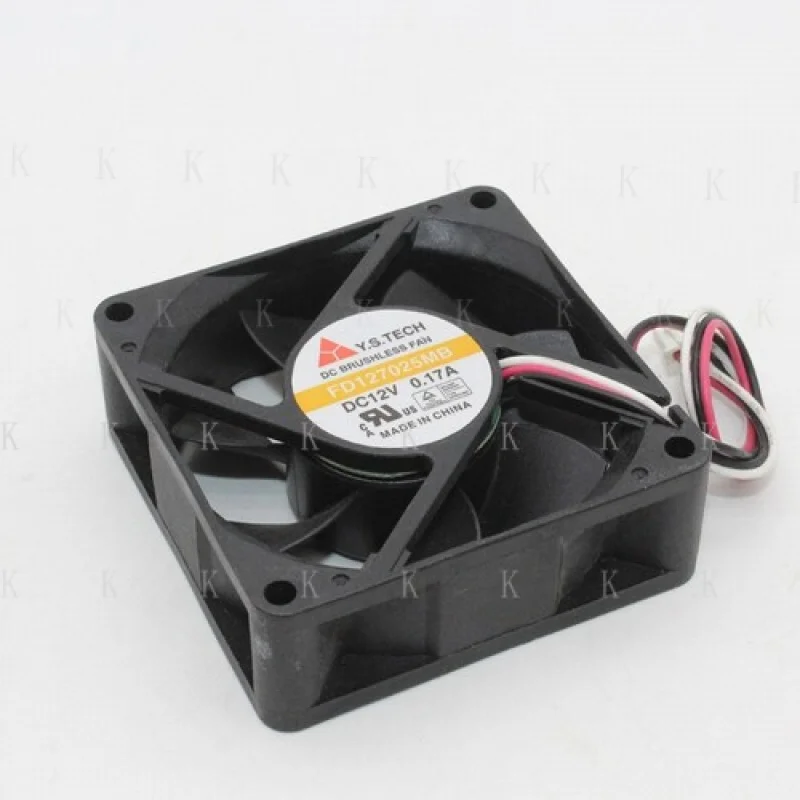

C for Y.S TECH FD127025MB 12V 0.17A 7025 7 cm chassis cooling fan