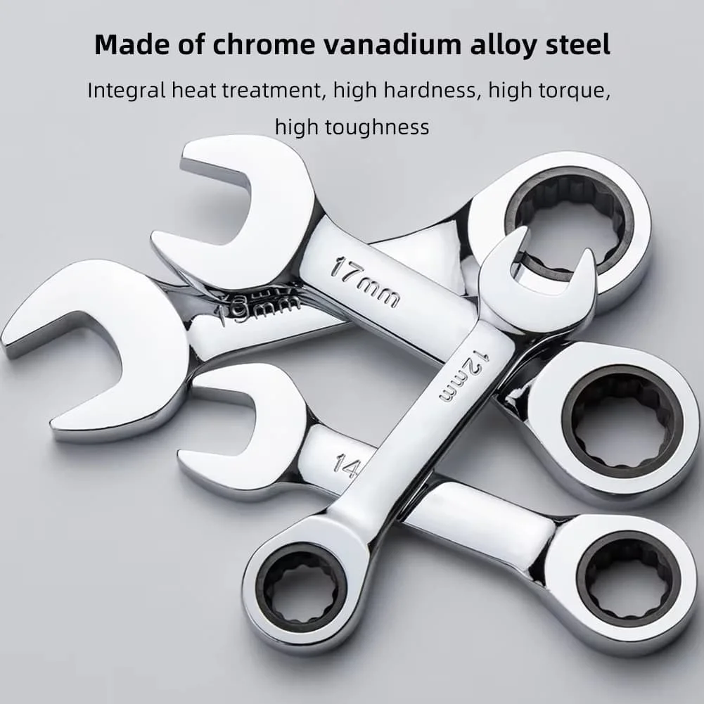 

Набор гаечных ключей с гибкой головкой, размеры от 6 до 19 мм, для использования в ограниченных пространствах, для авторемонта и домашнего ремонта