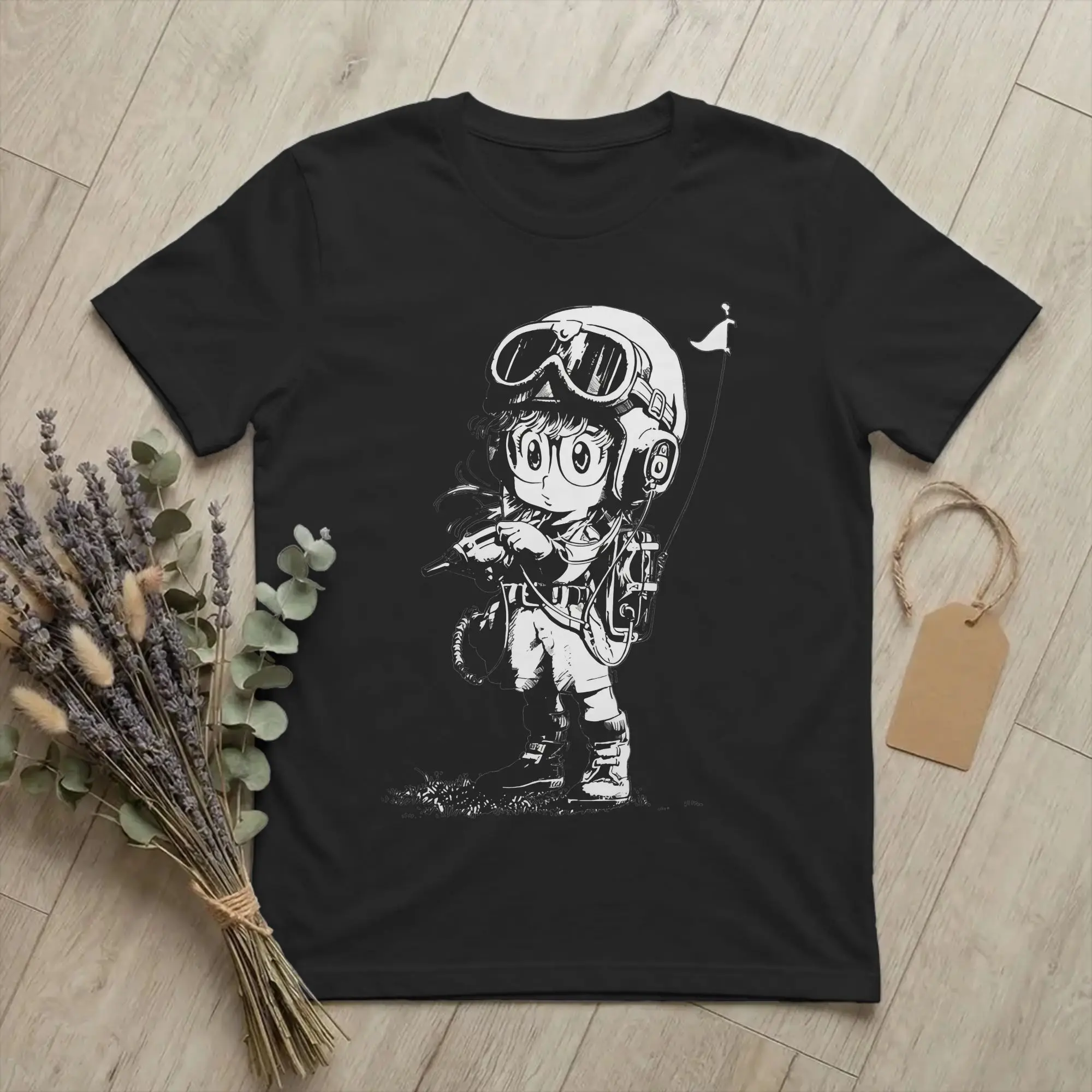 Hipster Arale Kawaii Manga T-Shirt Men Women Round Collar Cotton T Shirt Dr. Slump Short Sleeve Tee Shirt Clothing