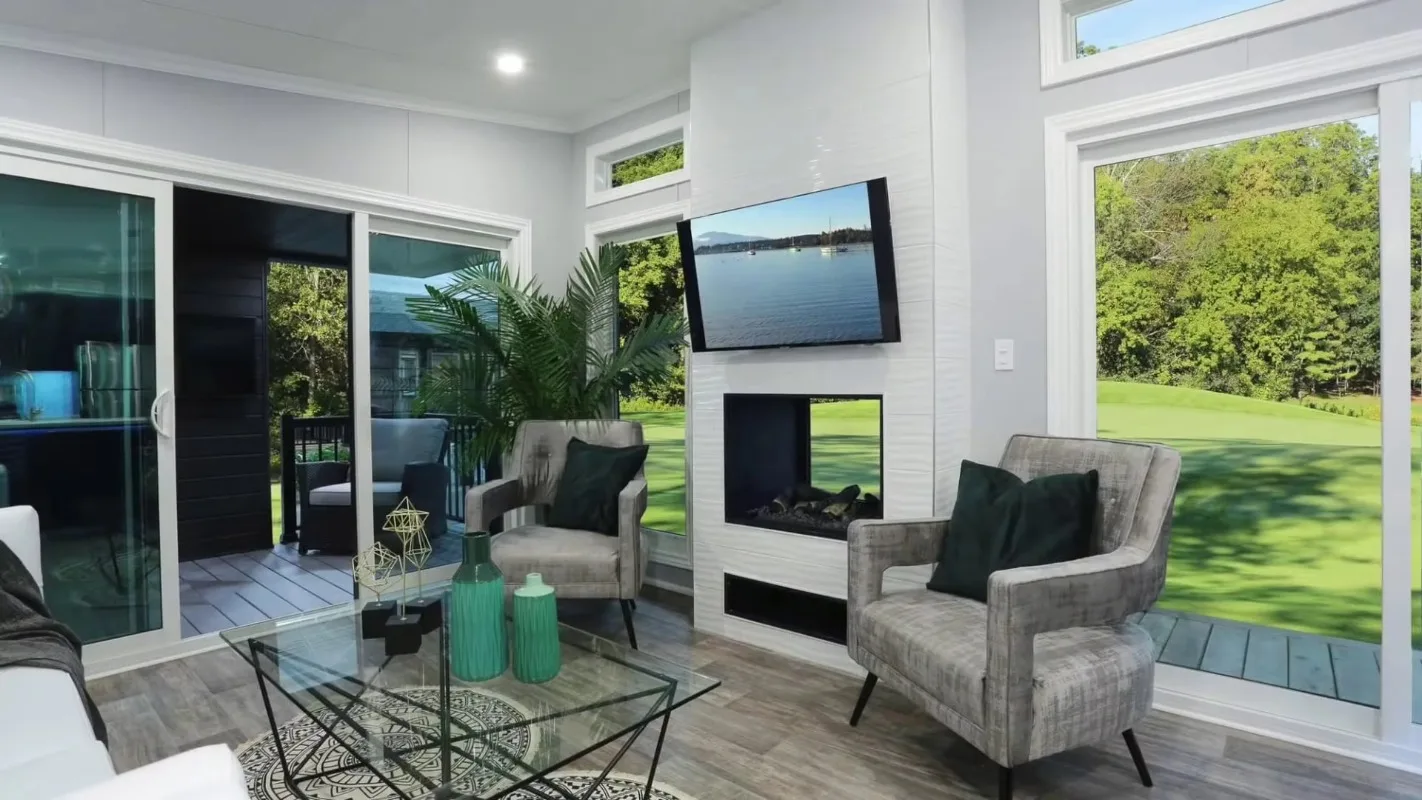 Trailer RV de baixo custo, casa móvel, casa pequena, rodas, restaurante móvel, villa de aço leve, transporte na China para venda