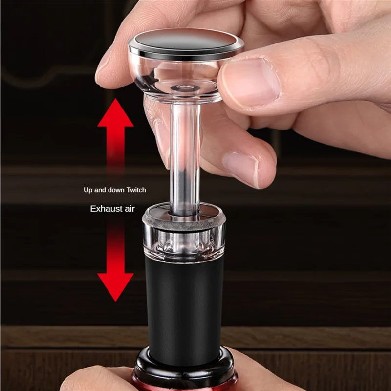 

A63K-4In1 Electric Wine Bottle Opener Rechargeable Opener With Wine Aerator, Foil Cutter & Storage Base
