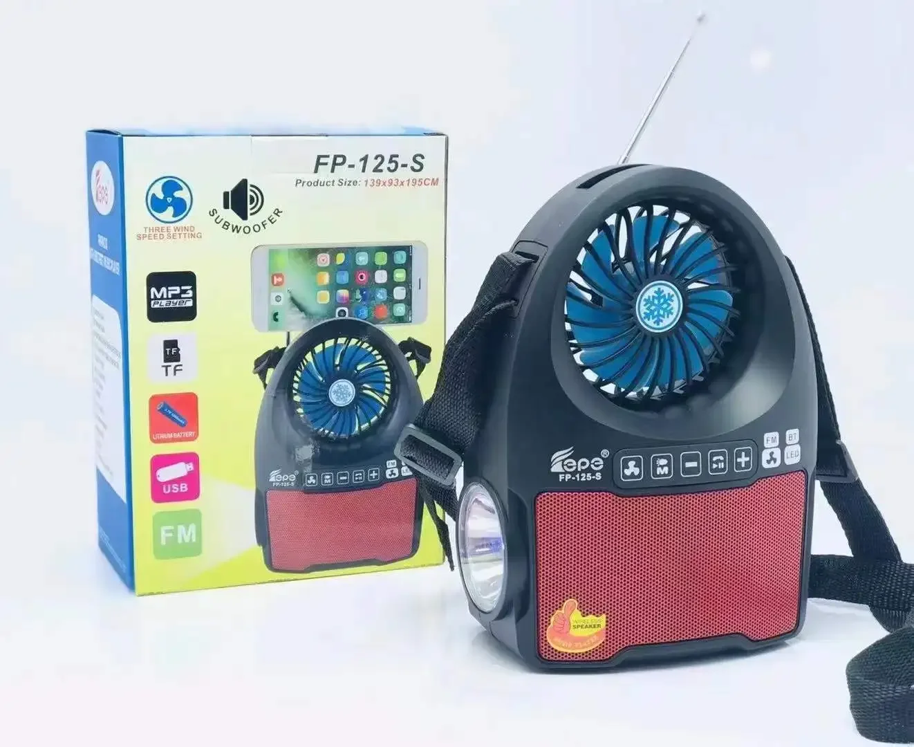 

Портативное радио FP-125-S с FM/AM/SW, солнечной батареей, многодиапазонное, с фонариком, перезаряжаемое, с USB, SD, TF и MP3-плеером