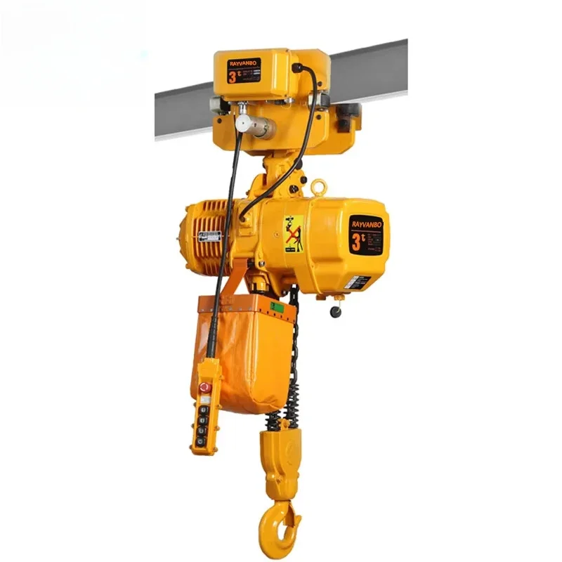 Wide Application Hook Type Trolley Type HHBB Electric Chian Hoist 0.5 1 2  3  5  7.5 10 Ton