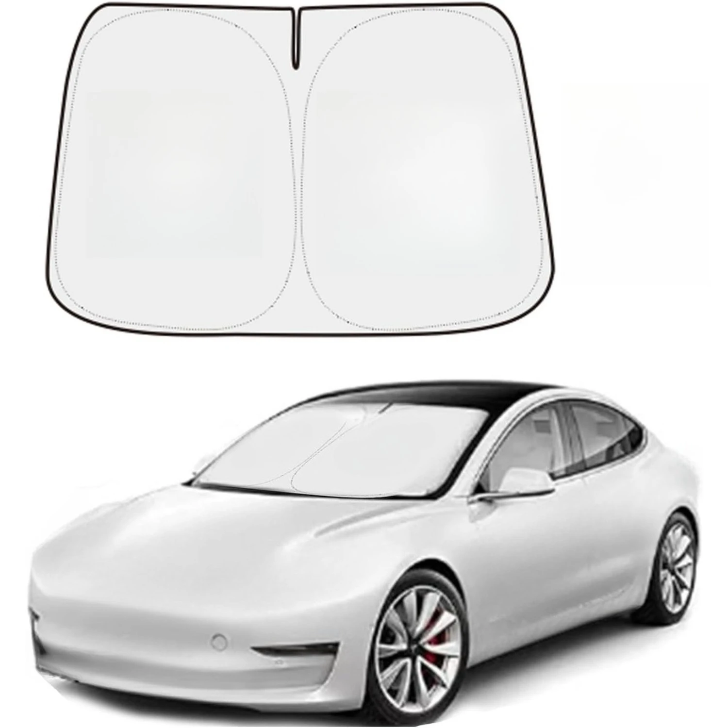 

Car Front Windshield Sun Shade、Sun Visor Block、UV Ray Protection、Heat Insulation、Auto Sun Shield
