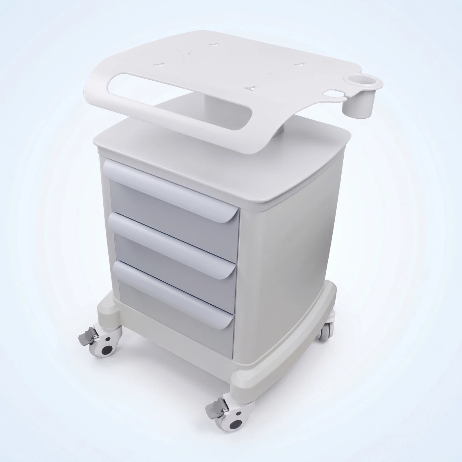 Beauty Trolley Wheeled Salon Cart with Wheels Station Stable Furniture Portable for Beauticians, Salons, Treatment Rooms