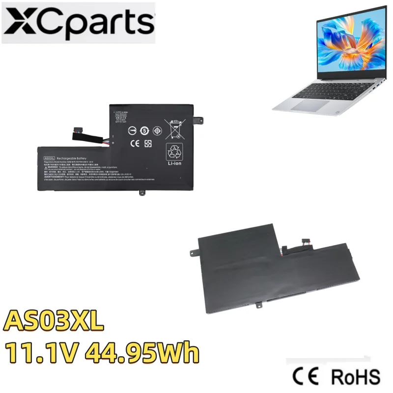11.1V 44.95Wh 4050mAh AS03XL Laptop Battery New Lithium-ion for HP Chromebook 11 G5 Series HSTNN-IB7W 918669-855 TPN-Q151 6Cell